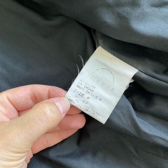 VTG Bogner Suede Embroidered Women’s Belted Ski Jacket Black Red 80s/90s Vintage - Picture 12 of 12